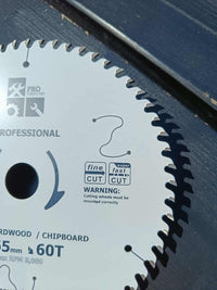 Rundsav 165mm - 60 tænder - ProVærktøj Design