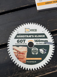 Rundsav 160mm - 60 tænder - ProVærktøj Design